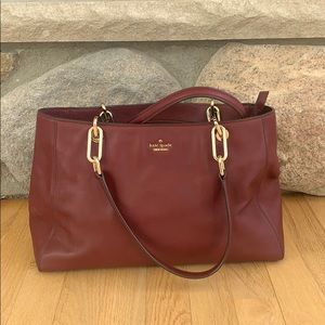 Maroon Kate Spade purse
